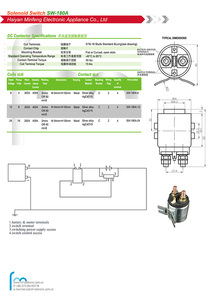 12V 200amp solenoid <span class=keywords><strong>Starter</strong></span> chuyển thủy lực DC Bơm động cơ tắt cho xe dầu đổ xe tải Rơ Le - Product Image 6