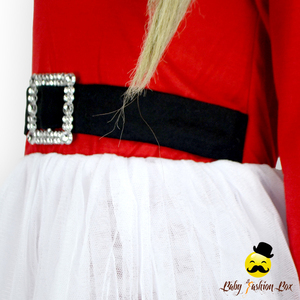 Christmas Boutique dresses Tops bow stripe long pants children clothing set - Product Image 3