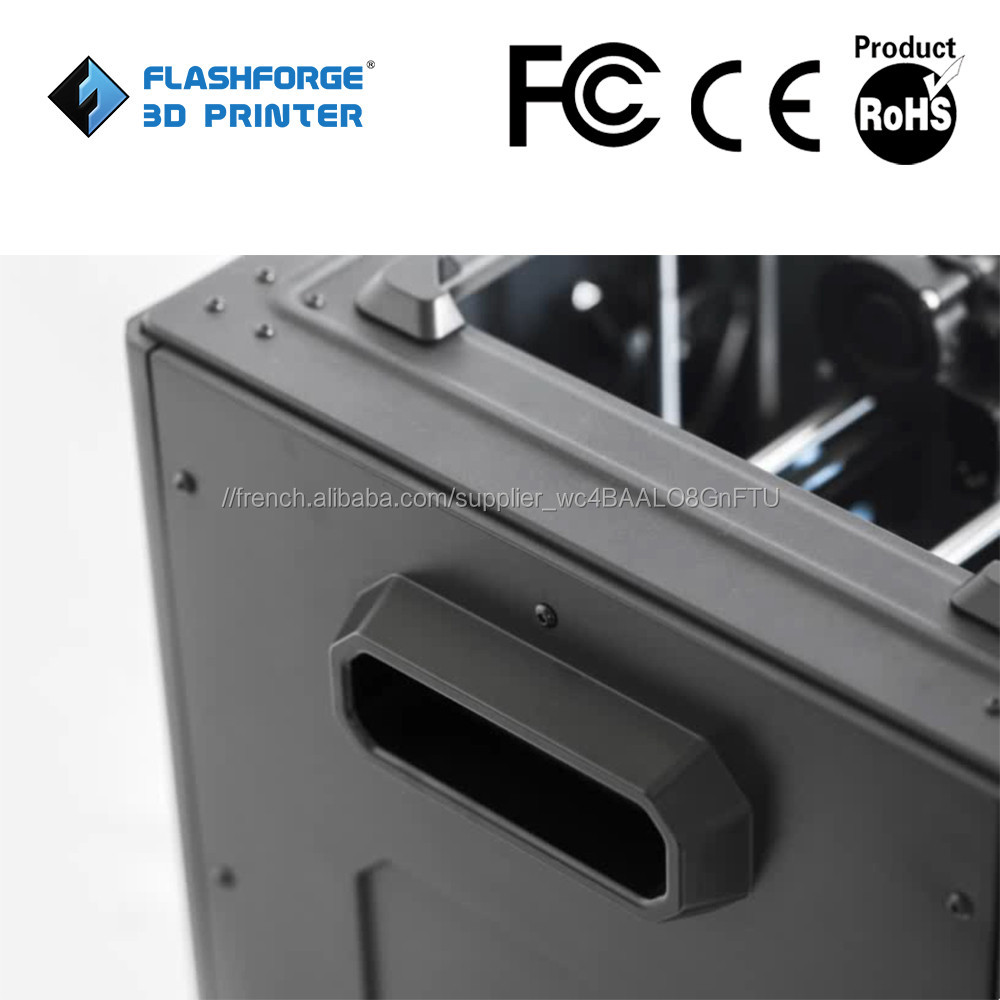 FlashForge vente professionnelle de grande taille de la structure de la plus grande imprimante industrielle 3D 230 * 150 * 155mm