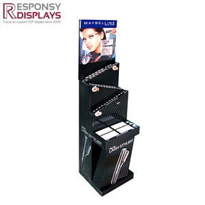 Color impreso personalizado giratorio portátil moderno cosmético soporte de exhibición maquillaje Metal lápiz <span class=keywords><strong>labial</strong></span> Escritorio de exhibición - Product Image 3