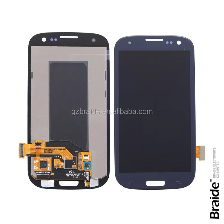 Оригинальный Мобильный запасных частей с рамкой ЖК-экран для Samsung Galaxy S3 i9300