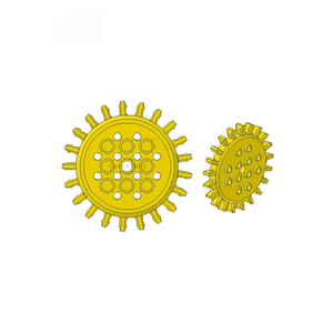 Pandatoys gạch 742 khối huyền diệu bánh gạch tùy chỉnh màu sắc giáo dục Kid đồ chơi kỹ thuật Bánh răng Samsonite 21 răng khối (số 742) - Product Image 1