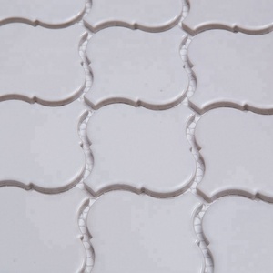 Baldosas de mosaico de cerámica esmaltada con diseño de farol arabesco