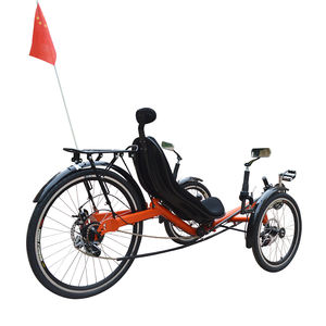 Vélo de voyage couché de 26 pouces pour personnes handicapées à trois roues - Product Image 3