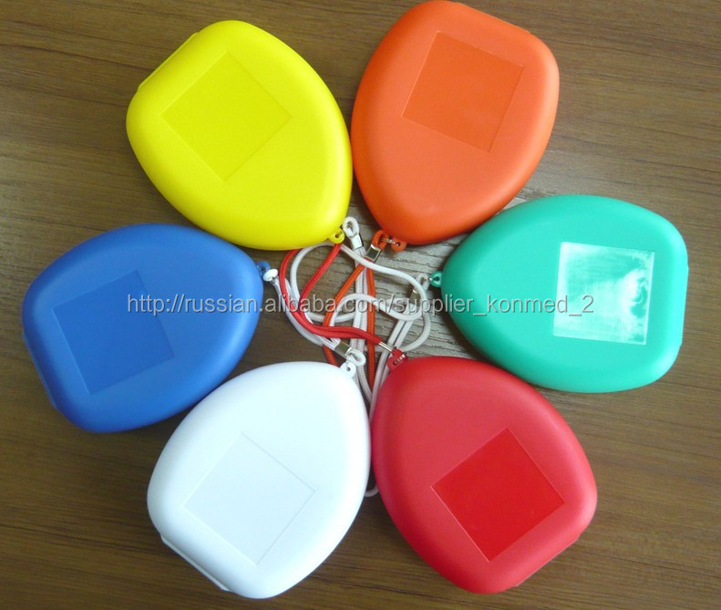 односторонний клапан медицинской CPR маска карман маска для лица с брелка