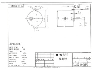 MOTEUR AC 120 Volts <span class=keywords><strong>1</strong></span>,5 tr/min Moteur synchrone réversible AC avec trou M3 Fabriqué en Chine 50KTYZ - Product Image 5