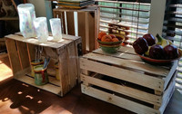 Caisses à fruits en bois pas chères à vendre, caisses à vin en bois, caisse en bois