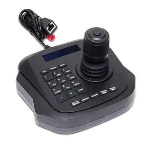 MYTECH 4D Joystick IP PTZ Controller Network Keyboard With LCD Display For High Speed PTZ Dome IP Cameras