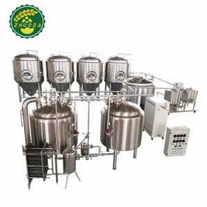 500l बियर काढ़ा संयंत्र शराब की भठ्ठी उत्पादन लाइन घर का बना बीयर निर्माता