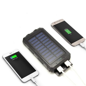 Batterie Externe <span class=keywords><strong>Solaire</strong></span> Li-Polymère 2025 avec Boussole Ultra Mince Haute Capacité Étanche Charge Rapide via Micro USB pour Téléphones Mobiles - Product Image 5
