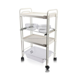 Multi-functional Beauty Salon Spa <strong>Trolley</strong> with Bowl Dirt Bucket <strong>Drawer</strong> Factory Wholesale <strong>Trolley</strong> Can Be Customized Salon Car - Product Image 2