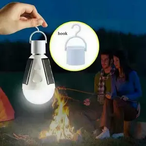 Solar Energy Saving Lamp Lights With Panel Rechargeable Led Emergency 7W 12ワットSolar Bulb