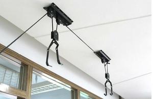 Porte-vélos mural avec <span class=keywords><strong>poulie</strong></span> de levage Garage Plafond Porte-vélos Système de <span class=keywords><strong>poulie</strong></span> facile à utiliser - Product Image 5