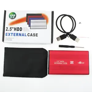 2.5'' USB 2.0 to SATA Protective HDD Hard Disk Enclosure