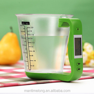 2 en 1 multi función taza de medición de conjuntos de medición de vidrio taza de bebida taza de cristal - Product Image 3