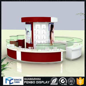 Proveedor de oro de China de madera del salón de belleza pelo centro comercial kiosco para la venta - Product Image 3