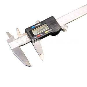 เครื่องมือวัดระบบเมตริก/นิ้ว,<span class=keywords><strong>เวอร์</strong></span><span class=keywords><strong>เนีย</strong></span>คาลิปเปอร์ดิจิทัลแบบแข็งทำจากสเตนเลส - Product Image 1