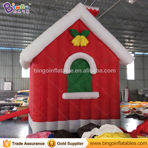 Finished happy Christmas inflatable santa tent the home the grotto - Product Image 2