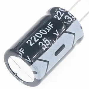 Высокочастотный ультра-низкий электролитический конденсатор ESR 2200 мкФ 35V