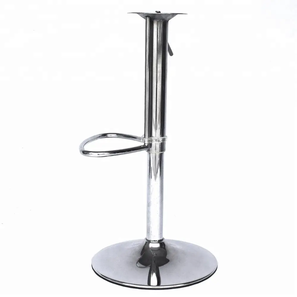 Flat Durable Counter Height Bar stool base replacement Metal Bar Stool base