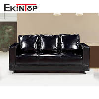 Boconcept — canapé d'angle en cuir et plumes d'oie, du bangladesh, avec table, roque, bobois
