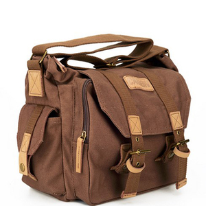 Original Caden F1 Vintage Canvas DSLR <strong>Camera</strong> <strong>Messenger</strong> <strong>Bag</strong> Soft Diagonal Single Shoulder <strong>Bag</strong> for Cameras - Product Image 3