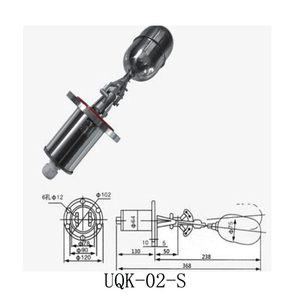 UQK-02S Công Tắc Phao Ngang/Công Tắc Phao Mặt Bích - Product Image 1