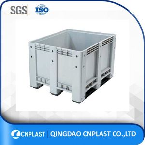 Lớn Nhựa <span class=keywords><strong>Pallet</strong></span> <span class=keywords><strong>Container</strong></span> 760 Stackable Hộp Rắn <span class=keywords><strong>Pallet</strong></span> Hộp Nhựa Với Nắp Và Bánh Xe - Product Image 4
