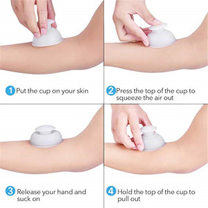 Juego de ventosas de silicona para fisioterapia, set de venthouses de silicona de grado médico, anticelulítico - Product Image 6