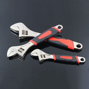 Servicio OEM de fábrica, herramientas manuales, mango de goma, llave ajustable, multifunción, resistente, llave ajustable, 8 ", 10", 12" - Product Image 5