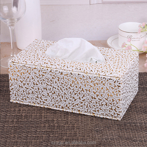 Boîte à mouchoirs en cuir PU de luxe, boîte à mouchoirs <span class=keywords><strong>pour</strong></span> la maison et l'hôtel - Product Image 5
