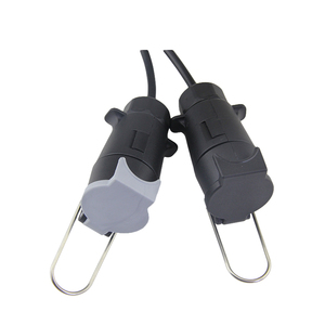 Nouvellement remorque pièces double <span class=keywords><strong>7</strong></span> <span class=keywords><strong>broches</strong></span> remorque <span class=keywords><strong>adaptateur</strong></span> avec <span class=keywords><strong>13</strong></span> <span class=keywords><strong>broches</strong></span> remorque câble - Product Image 1