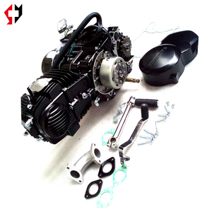 Yx140cc Motocicletas Motor de 2 tiempos Enfriador de aire Embrague manual Kick Start Negro para Pit Bike - Product Image 3