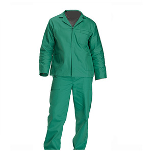 Combinaison deux pièces uniforme de costume de travail de coton de vêtements de travail de sécurité