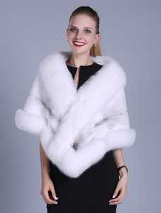 OEM diseño viento del invierno abrigo <span class=keywords><strong>de</strong></span> piel <span class=keywords><strong>de</strong></span> visón del Cabo con piel <span class=keywords><strong>de</strong></span> zorro recorte - Product Image 2