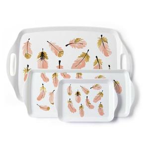 Fashion Design Melamine Serving <strong>Tray</strong> <strong>with</strong> <strong>Handle</strong> - Product Image 3