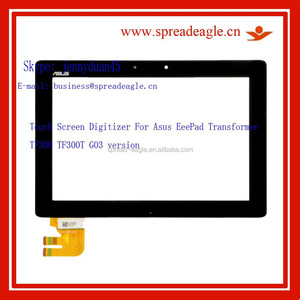 Noir écran tactile Digitizer pour <span class=keywords><strong>Asus</strong></span> EeePad Transformer TF300 TF300T G03 version écran tactile - Product Image 2