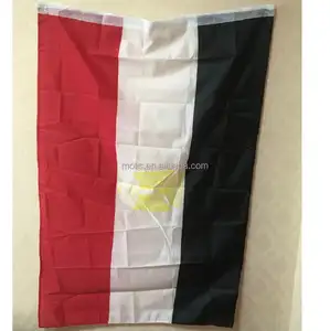 2つのグロメットが付いている安い両面印刷在庫3*5フィートのエジプトの旗