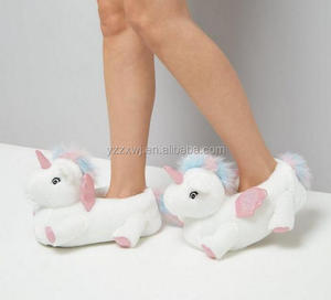 Nuove donne ragazze novità personaggio 3D <span class=keywords><strong>peluche</strong></span> unicorno animale pantofole signore carino animale pantofole <span class=keywords><strong>peluche</strong></span> animale anatra pantofole - Product Image 6