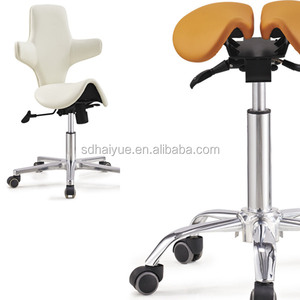 Silla de Trabajo Ergonómica con Respaldo Inclinable hacia Adelante, Taburete Alto con Ruedas de Goma con Bloqueo, Alivia la Presión - Product Image 6