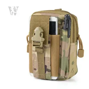 Professional Manufacturer Camo Rainproof Durable Tactical Molle Organization Utility Pouch EDC Tool Holder Belt Holster