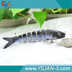 2015 señuelo de la pesca trucha marrón Multi articulado Swimbait cebo para pike - Product Image 1