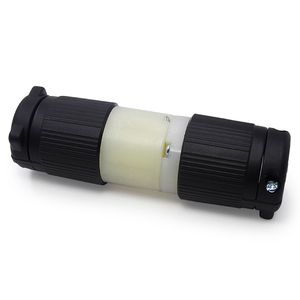 NEMA 6-20p thay thế plug-dễ dàng lắp ráp, bền nylon & Brass xây dựng, UL-C-UL đã được phê duyệt, màu đen, 20A, 3 dây, 250V AC - Product Image 6