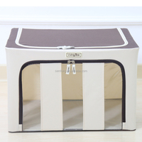 Boîte de rangement pliable pour enfants en tissu Oxford PVC écologique, imperméable, prix de gros, capacité 35L, personnalisable