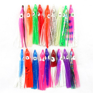 YOUME 10 pz/lotto Misto Colori In Gomma Morbida Gonna Polpo Richiamo di Pesca 6 centimetri 1g Artificiale Squid Lure Esche <span class=keywords><strong>Da</strong></span> Pesca per Mare Fish River - Product Image 2