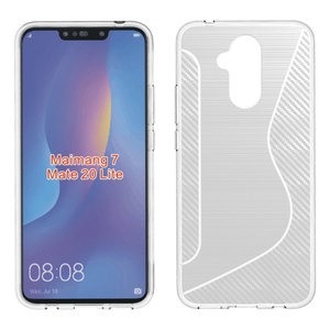 TPU de línea S de cubierta Celulares caso <span class=keywords><strong>Huawei</strong></span> <span class=keywords><strong>Mate</strong></span> <span class=keywords><strong>20</strong></span> <span class=keywords><strong>Lite</strong></span> Maimang 7 - Product Image 6