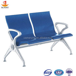 PUนุ่ม3ที่นั่งราคาถูกโรงพยาบาลสนามบินเก้าอี้รอเก้าอี้ - Product Image 5