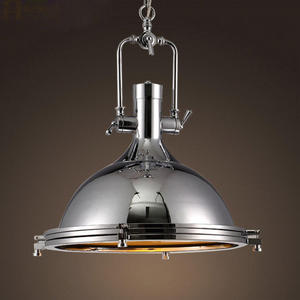 ลอฟท์อุตสาหกรรม Robers สีดำทองเงินโลหะจี้แสง - Product Image 2