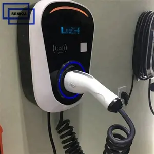 Elektrische Auto 32A Thuis Wall Mounted Ev Laadstation 7KW Snelle Ev Charger