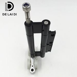 Portes pliantes en aluminium, pièces, petites roues de porte en nylon et en acier inoxydable avec roulement à billes - Product Image 1